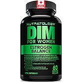 Nutratology DIM Supplement For Women | Canadian-Made | Promotes Estrogen Balance & Metabolism - 200MG Per Capsule - Estrogen 