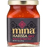 Mina Harissa Hot Sauce, Excite Your Senses with Gourmet Moroccan Heat, Spicy Red Chili Sauce with a Tangy Twist (10 Ounces)