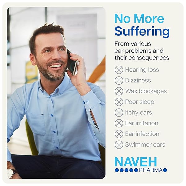 NAVEH PHARMA OTIC GUARD – NATURAL EAR SPRAY DROPS | ORGANIC HERBAL SWEET OIL BLEND 3 IN 1| ITCHY EAR, SWIMMER’S EAR, & EAR WAX REMOVAL | CLOGGED EARS | 0.5 FL OZ