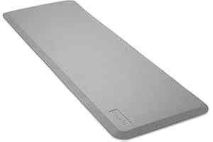 Made Medical 73" x 24" Bedside Non-Slip Fall Mat for Elderly - Fall Prevention Anti-Skid Pad with Beveled Edge Anti-Fatigue Floor Mat, Gray
