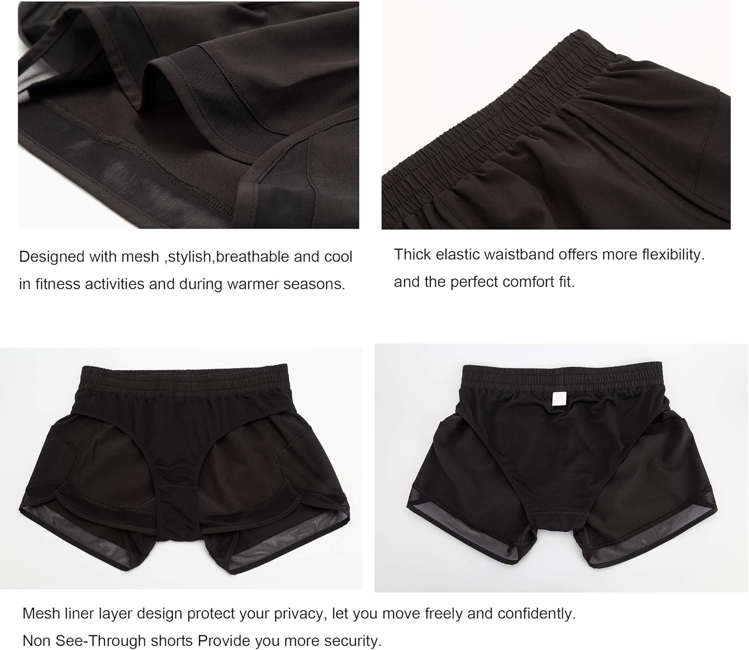 Generies Womens Comfy Athletic Running Shorts Workout Yoga Lounge Pants at  Women’s Clothing store