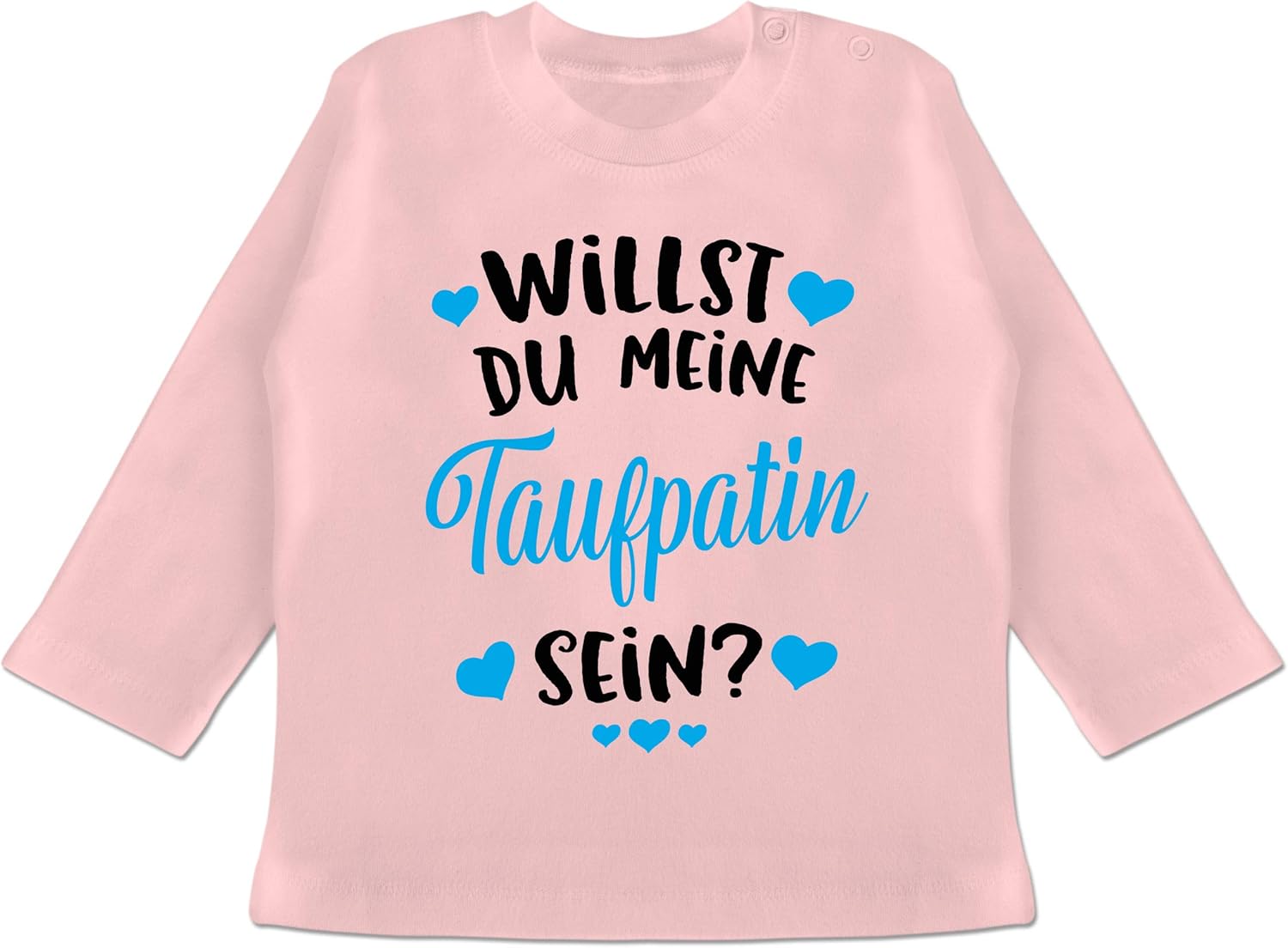 Shirtracer Sprüche Baby Willst du Meine Taufpatin Sein? hellblau