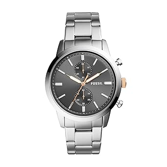 44mm Townsman Analog Grey Dial Men's Watch - FS5407