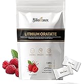 BiloRaux Lithium Orotate 5mg Gummies – Premium Microdose Lithium Supplement for Calm Balance & Focus – Natural Raspberry Flavour – 90 Vegan Gummies – Non-GMO, Third-Party Tested