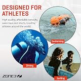 ZONE3 Neoprene Swim Gloves 2mm Natural Web Free Finger Design view 5