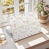 iCasso Compatible for MacBook Air 13 inch Case M4 M3 M2 2026 2025-2022 Release Model A3240 A3113 A2681, Sturdy Protective Retro Pattern Plastic Hard Shell 13.6 MacBook Air Case,Petit Floral