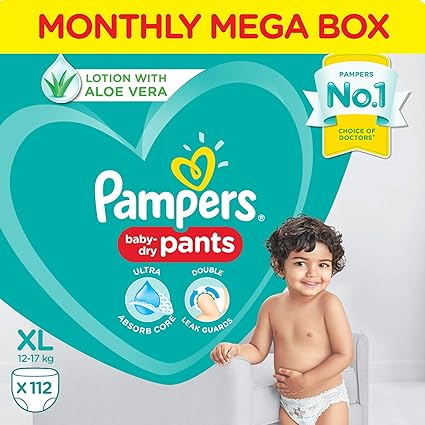 pampers diapers xl 112 price