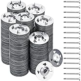 600Pcs Foam Board Fasteners - 1-1/8 Inch Metal Washers for Fixing Installation