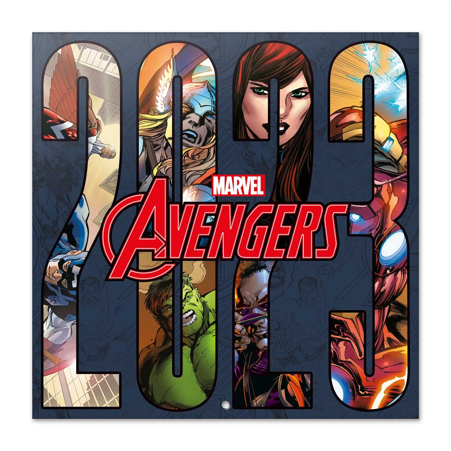Grupo Erik Marvel Avengers Wall Calendar 2023 12' x 12' FSC| 12 Month Planner | Square Wall Calendar 2023 | Family Planner Calendar 2023 | Marvel Calendar 2023 | Marvel Gifts | Free Marvel Poster