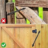 QWORK 14 Inch Heavy Duty Self Closing Gate Spring Carbon Steel Garden Fence view 3