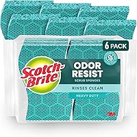 Scotch-Brite Scrub Dots Heavy Duty Scrub Sponge, 6 Count