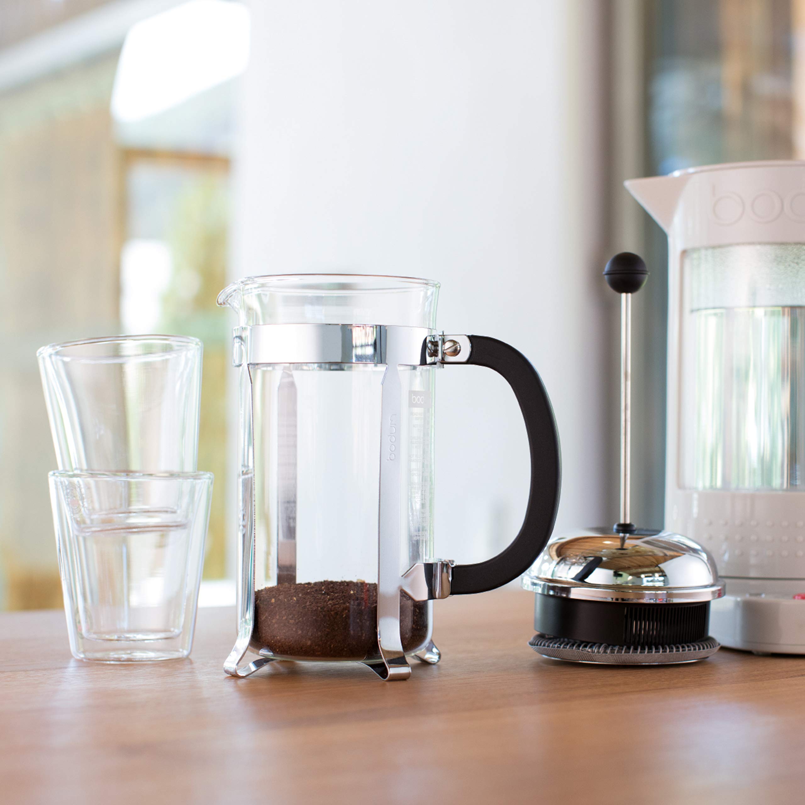 Bodum Chambord French Press Coffee Maker, 1 Liter, 34 Ounce, Chrome Buy Online in UAE