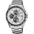 Casio OCW-T2600 Series Oceanus Classic Line Radio Solar Wristwatch, White/Black Bezel, Titanium Band Import from Japan New, Silver