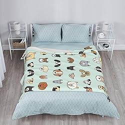 Duduho Cute Dogs Bed Blanket Ultra Soft Funny Puppy