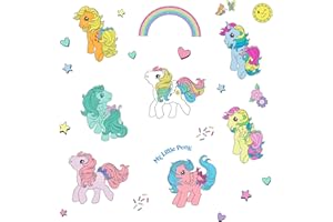 RoomMates My Little Pony Retro Characters Wall Decals, RMDS5586