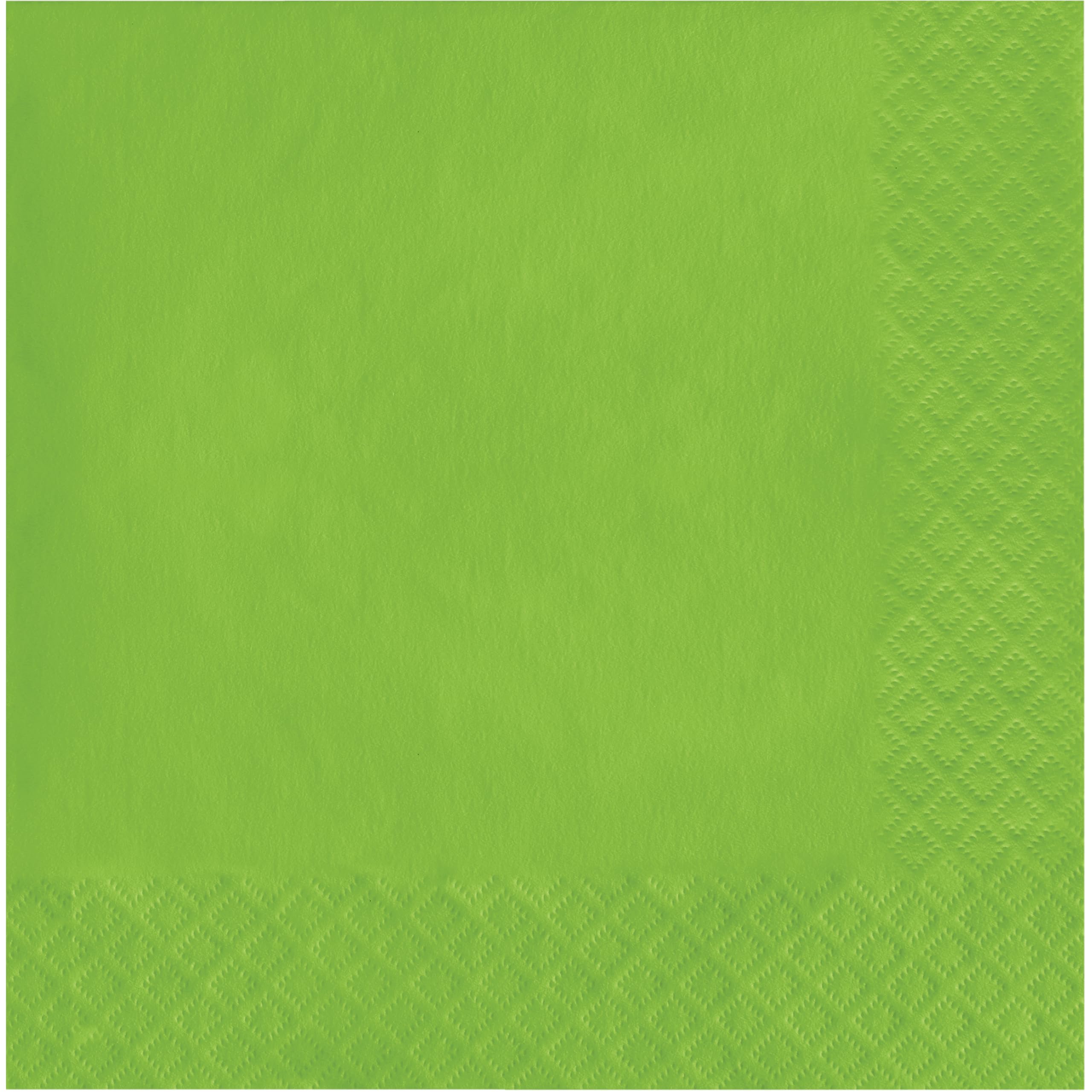 Creative Converting Luncheon Napkins 6.5"X6.5" 50/Pkg-Fresh Lime