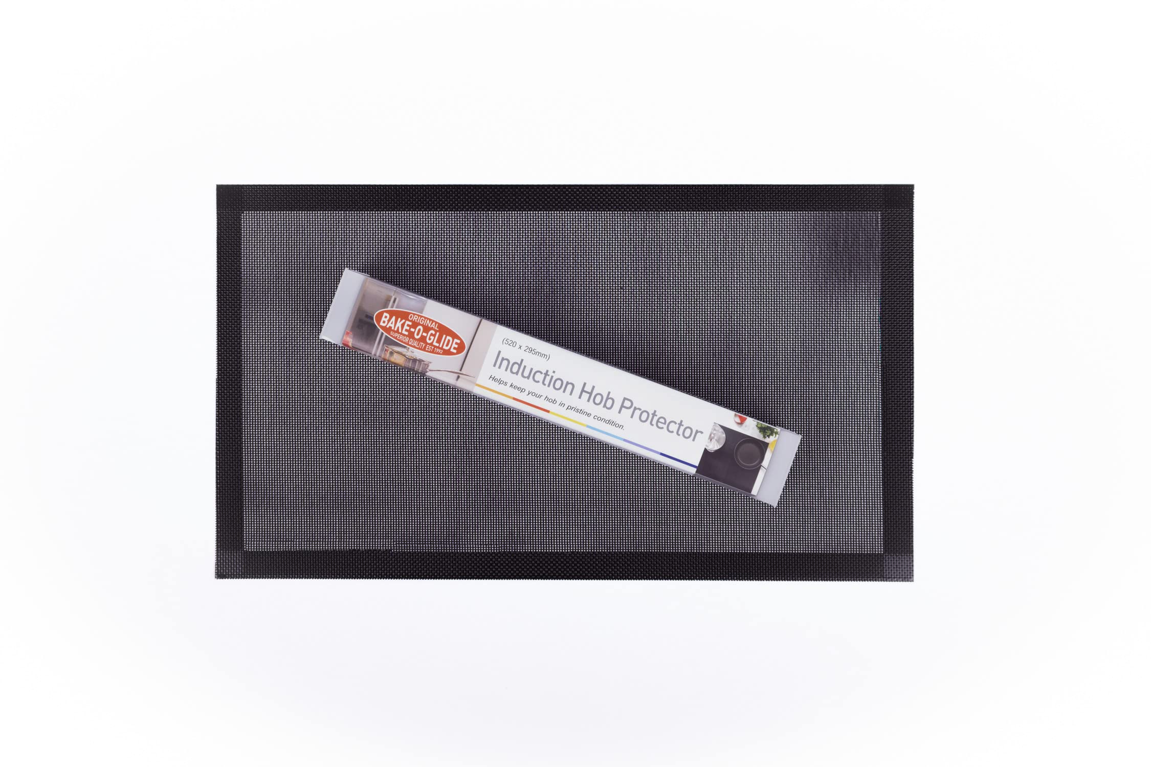 Bake-O-Glide Induction Hob Protector, EDGED - Half (295 x 520mm), Black — image 1