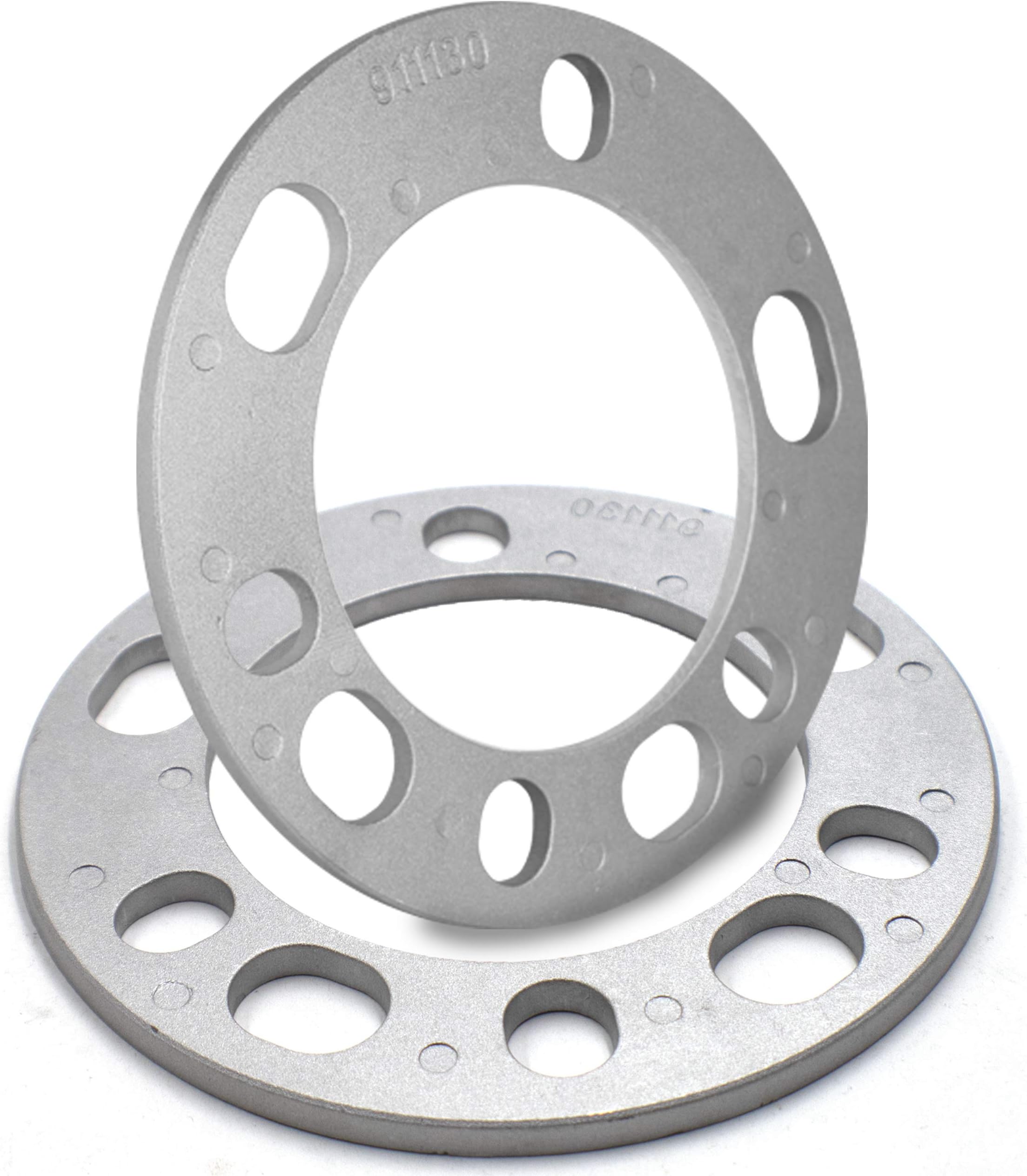 Wheel Accessories Parts 2 Pcs Die Cast Wheel Spacers 6mm 1/4" Thick Fits Bolt Patterns 5x135mm 5x139.70mm 5x5.5 6x135mm 6x139.7mm 6x5.5 ๏ฝ Chevy Silverado 1500 ๏ฝ Ford F-150 ๏ฝ RAM 1500