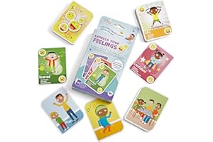 hand2mind Express Your Feelings Playing Cards, Emotions Cards, Flash Cards for Toddlers, Kids Card Games, Play Therapy Toys, Therapy Games, Social Emotional Learning Activities, Social Skills Games
