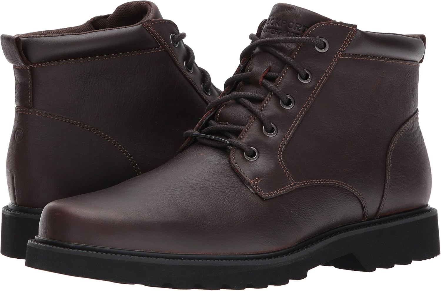 rockport men's northfield wp plain toe chukka boot