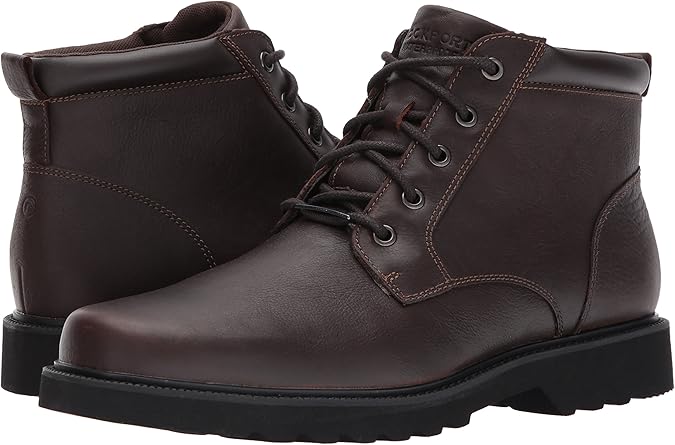 rockport men's northfield wp plain toe chukka boot