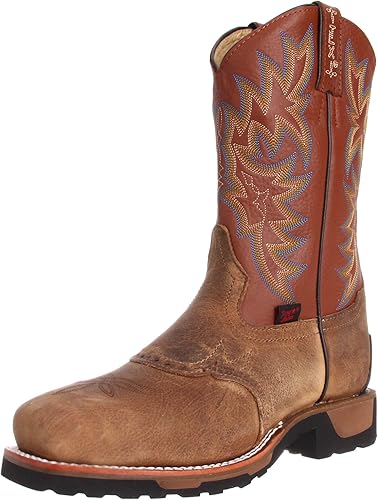 tony lama square toe lace up boots