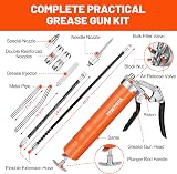 ValueMax 6000 PSI Heavy Duty Grease Gun Kit with Hoses & Nozzles view 2