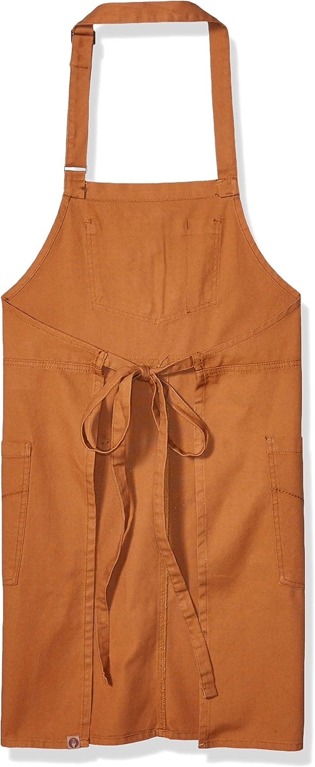 Chef Works Unisex Rockford Bib Apron, Nutmeg, 0: Clothing