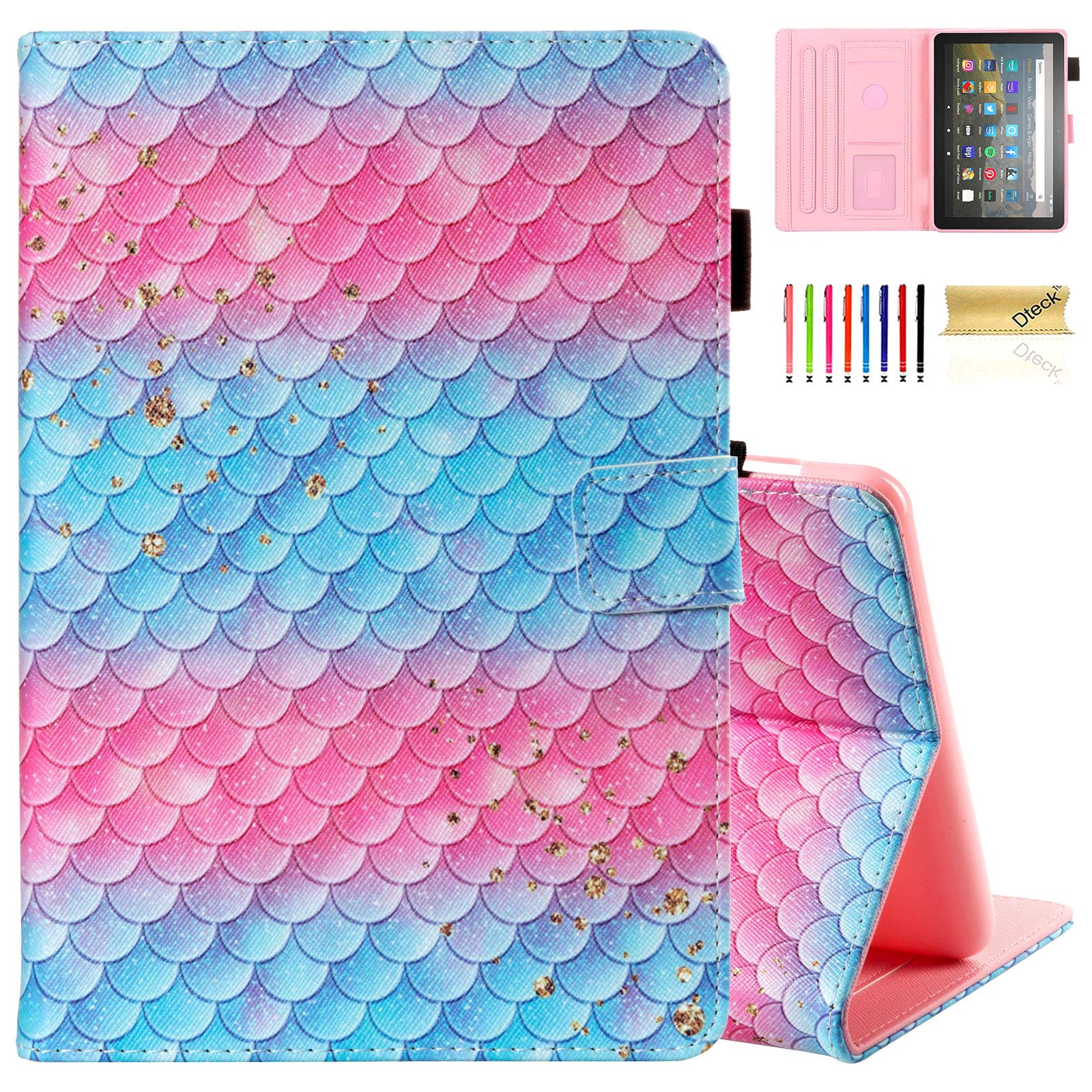 Dteck Case for Fire HD 8 & Fire HD 8 Plus Tablet