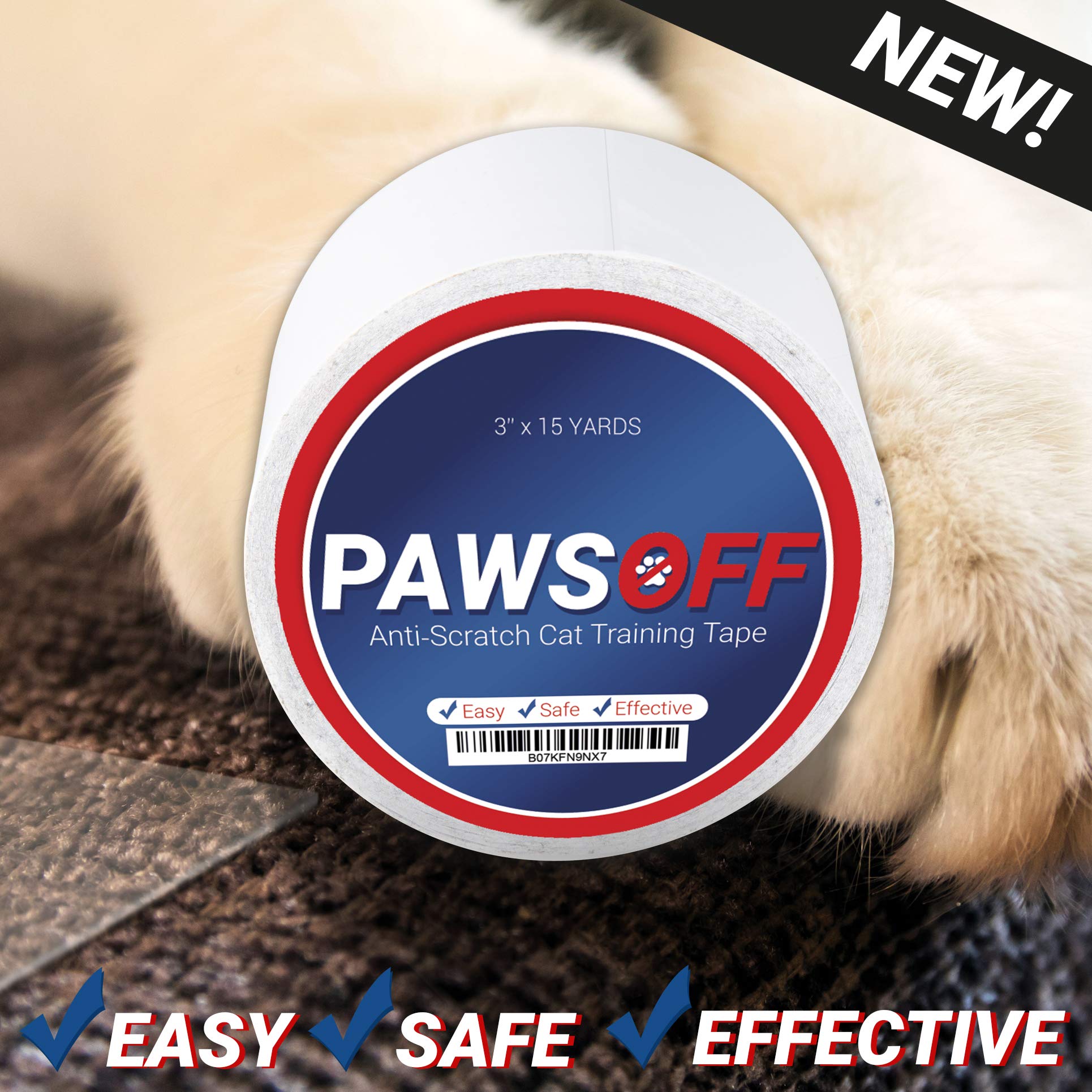 PAWS OFF Ultimate AntiScratch Cat Training Tape Protect Your Home