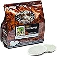 Baronet Coffee Pods [Hazelnut Flavored-54 Pods] Single Cup Use for Senseo Coffee Machine - 3 Bags of 18 Single Serve 8 Gram Pods, Regular Strength Soft Coffee Pods, Medium Roast [Hazelnut]