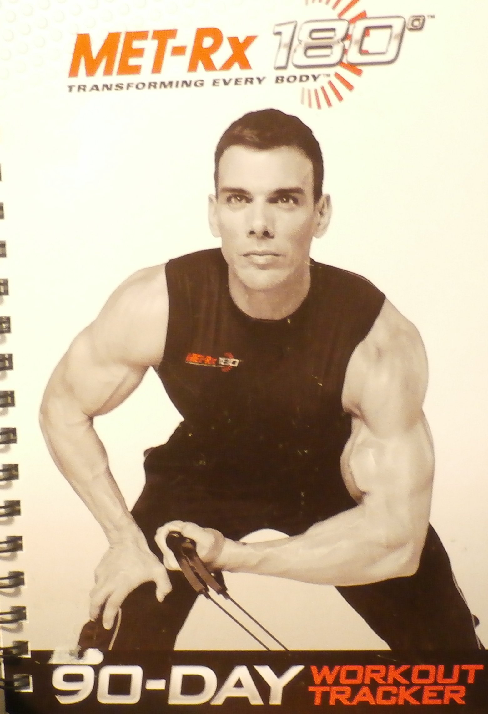 Met Rx 180 90 Day Workout Tracker Amazon Com Books