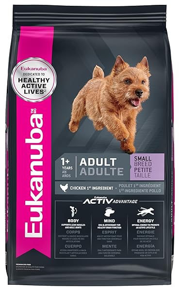 EUKANUBA ADULT SMALL BREED DRY DOG FOOD, 4.5...