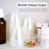 volila 300 Pack 30ml Disposable Medicine Cups Translucent PP view 5