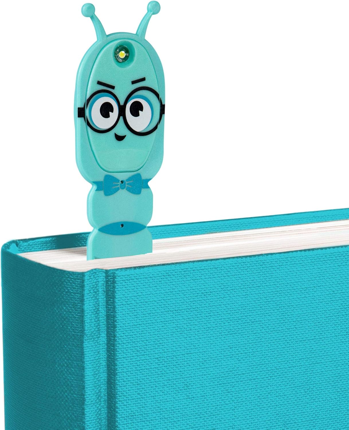 Flexilight Powerful Compact Thin LED Reading Book Light Clip On Adjustable Flexible Travel Bed Night Bookmark Eye Care Lamp Gift Batteries Included (Bookworm Teal): Home Improvement