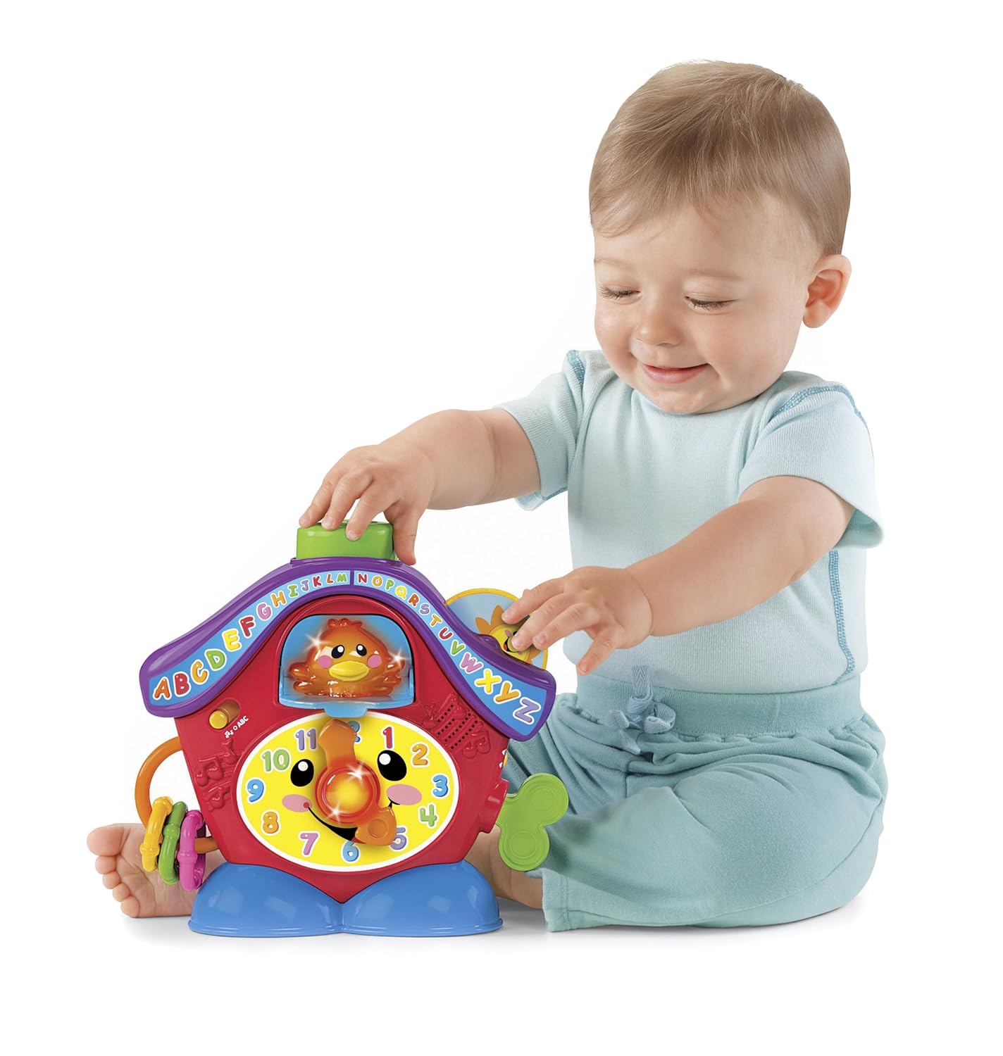 fisher price peek a boo clock