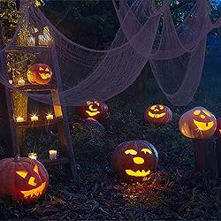 Qtisky Set of 5 Halloween Creepy Gauze Cloth