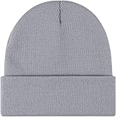 2THESTARS Beanie for Men Women Warm Winter Hat Windproof Thick Knitted Cuffed Unisex Skull Cap