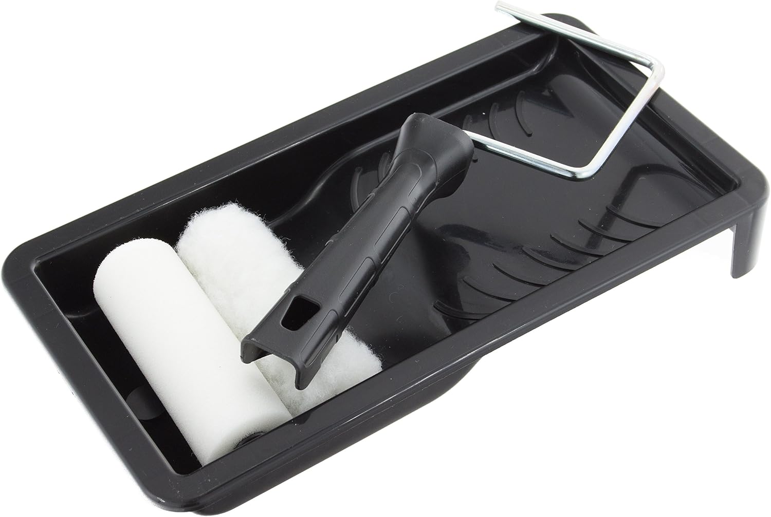 Coral 43102 Max Coat Paint Mini Roller Kit for Emulsion and Gloss Black, 4 Inch 4 Piece Pack Set, 4" Mini - 4PC - Image 4