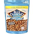 Blue Diamond Almonds Low Sodium Lightly Salted Snack Nuts, 40 Oz Resealable Bag (Pack of 1)