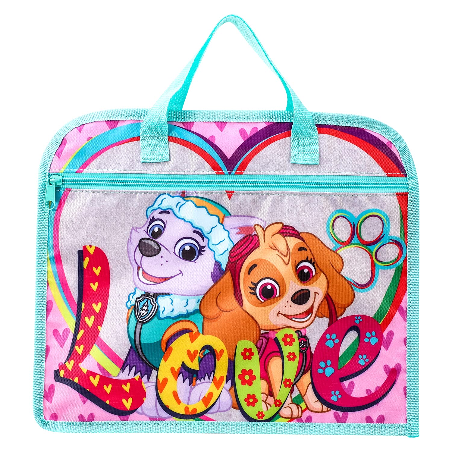 fancy Paw Patrol Girl Skye Kids Childrens Zipped School Book Bag Primary Reading Bag, Multicolour, 39cm x 25cm x 1cm