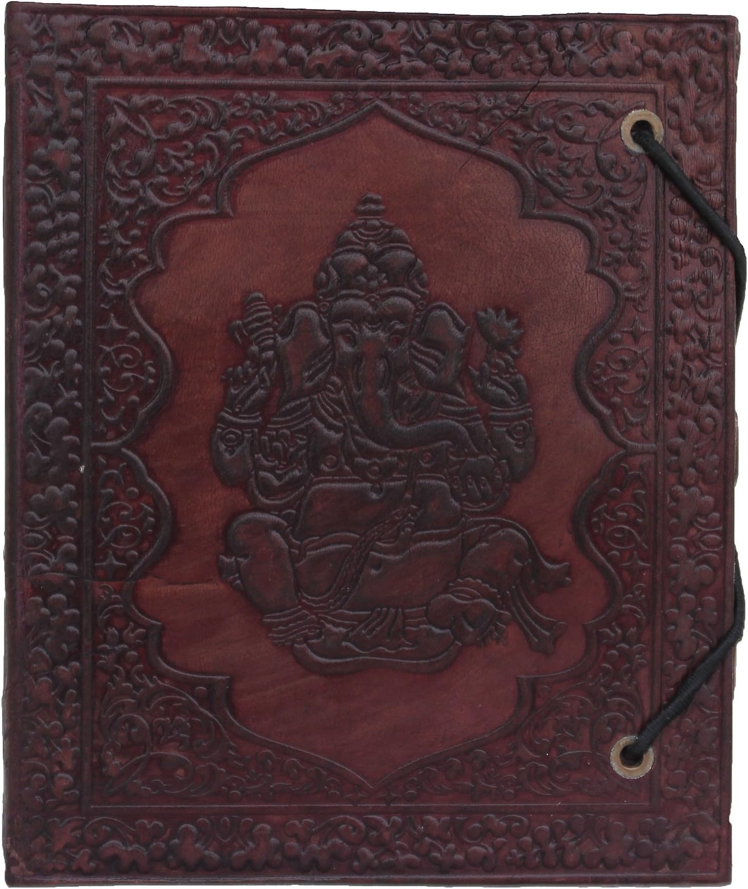 LS Genuine Leather & Handmade Paper Diary Notebook Journal For Personal Use or Gift Size 5x6 (Brown) Antique Handmade Leather Bound Daily Notepad For Men & Women