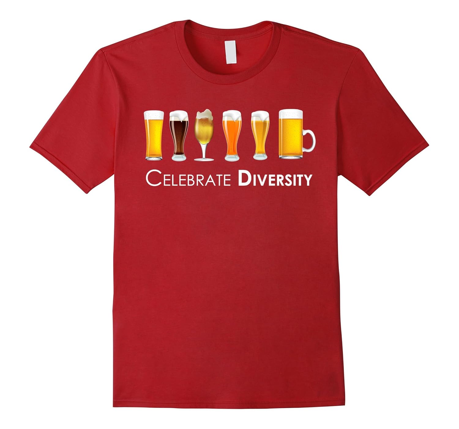 Beer Lover Celebrate Diversity Shirt-Rose