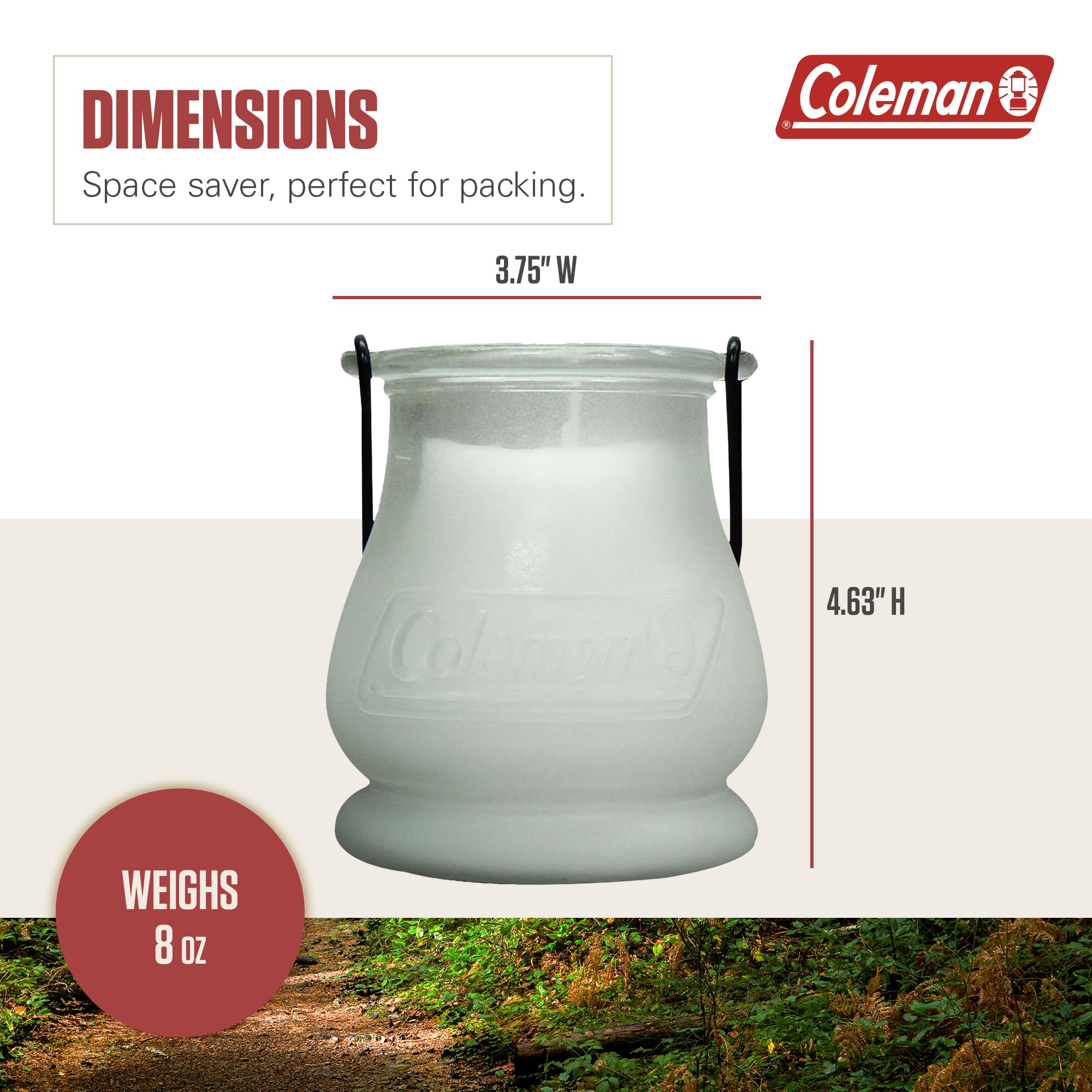 Coleman Color Changing LED Citronella Outdoor Scented Candle
