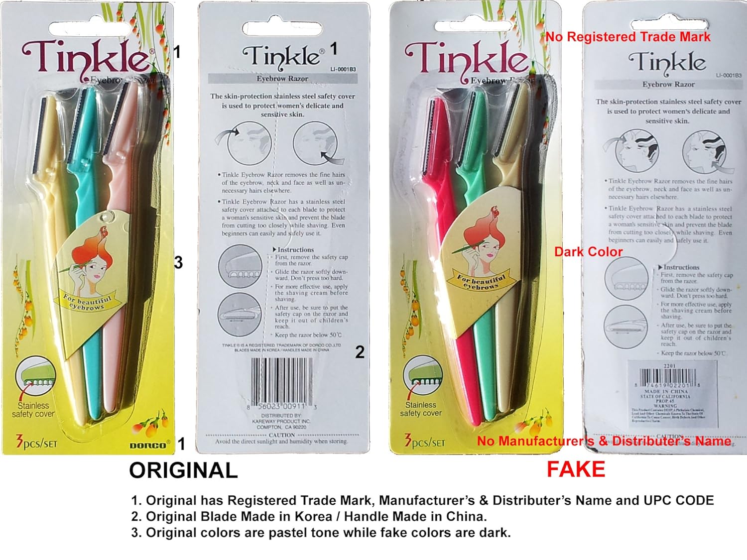 tinkle face razor price