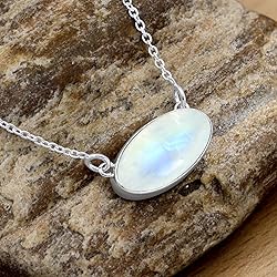 TISHAVI 4.41Cts Natural Moonstone Necklace For