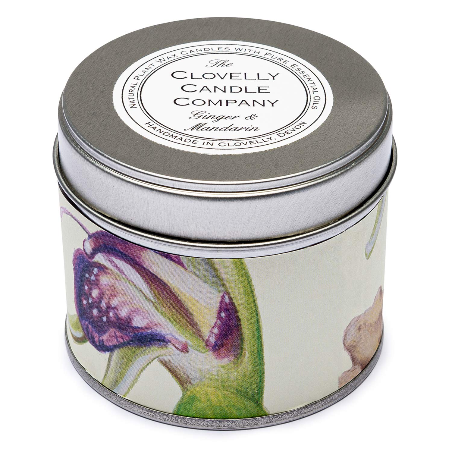 Clovelly Soap Co Handmade Natural Scented Mandarin & Ginger Aromatherapy Soy Wax Vegan Candle