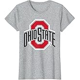 Ohio State Buckeyes Womens Icon Logo Gray T-Shirt