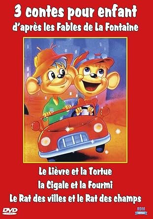 Amazon Com 3 Contes Pour Enfant Dapres Les Fables De La Fontaine Le Lievre Et La Tortue La Cigale Et La Fourmi Le Rat Des Villes Et Le Rat Des