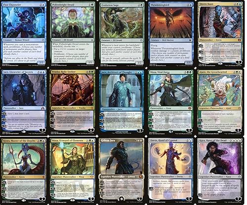 mtg lathril blade of the elves commander deck MTG Commander Deck EDH Deck Atraxa, Praetors' Voice 100 Magic Cards –  Moonveil Games main image 0
